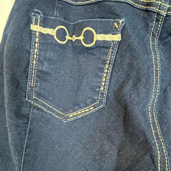 Irideon Verano Bit & Reins Stretch Denim Breech Horses sz 30 Knee Patches - Picture 8 of 16